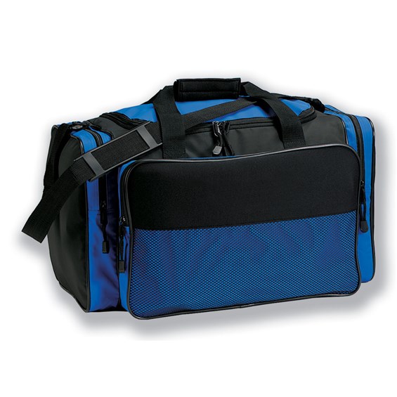 20" Nylon/Neoprene Duffel Bag Royal/Black ChooseYourGift