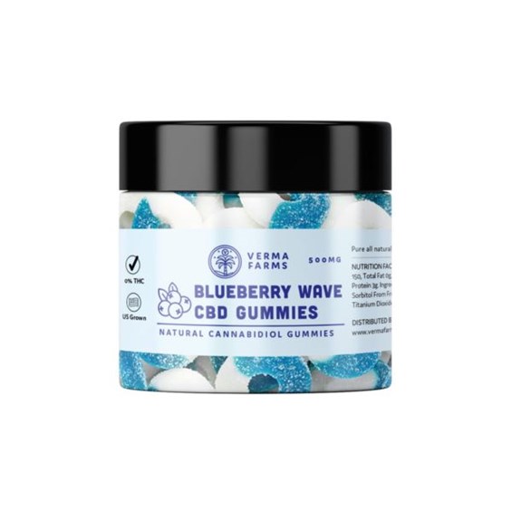 CBD Gummies - Blueberry Wave - 500mg | Choose-Your-Gift