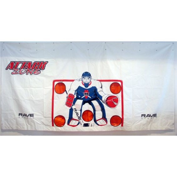 RAVE Sports Attack Zone 16' x 8' Hockey Shooting Tarp ChooseYourGift