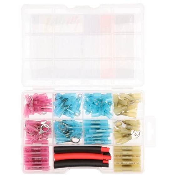 Marine Grade 200piece Heat Shrink Crimp Connector Set with Heat Shrink