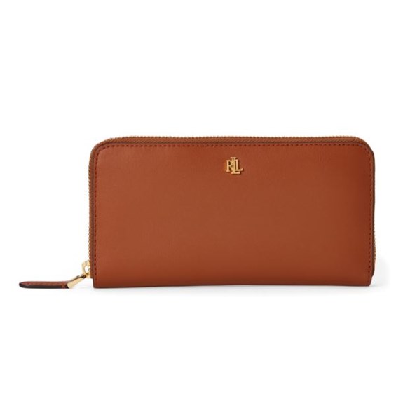 Leather Continental Zip Wallet - Brown | Choose-Your-Gift