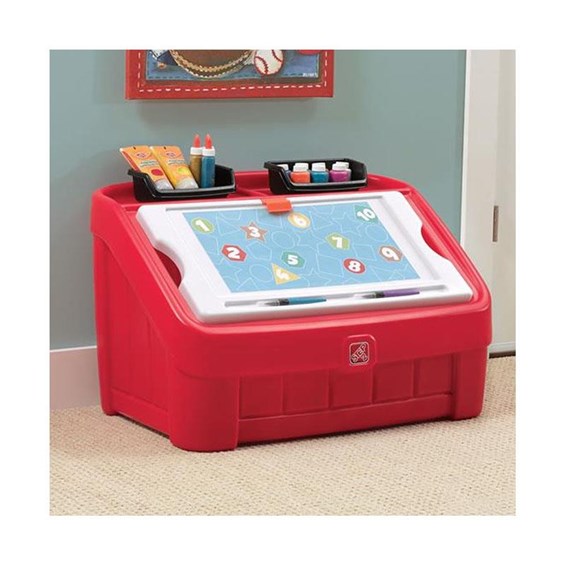 nayasa toy box with lid 25 litres