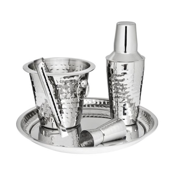 5 Piece Hammered Bar Set ChooseYourGift