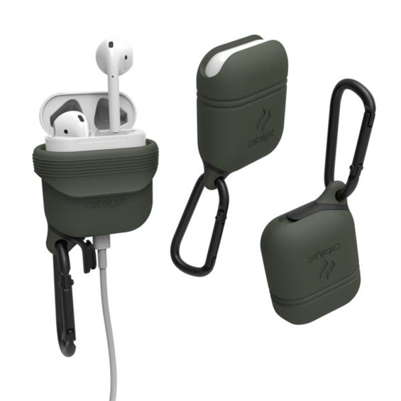 Army Green waterproof AirPod Case ChooseYourGift