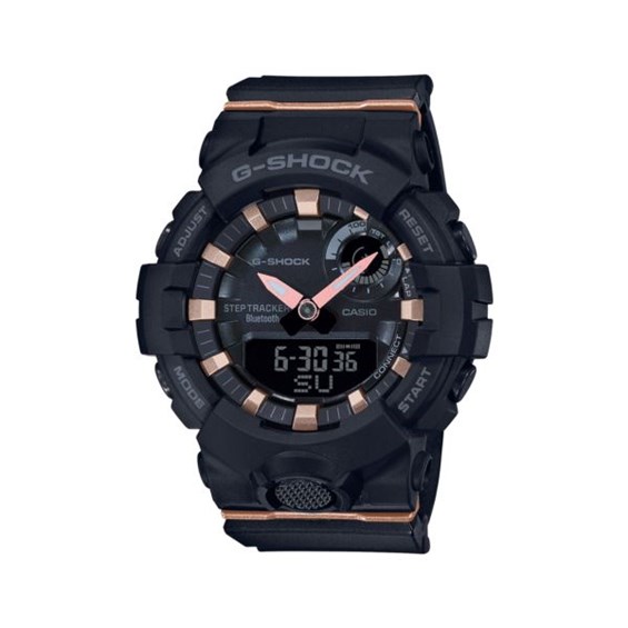 g shock matte black rose gold