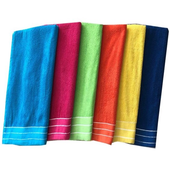 multi color beach towel