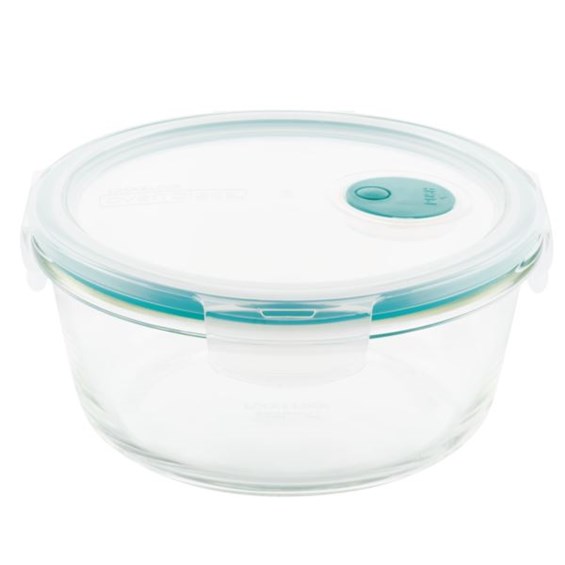 LocknLock Purely Better Vented Glass Round Food Storage Container, 32