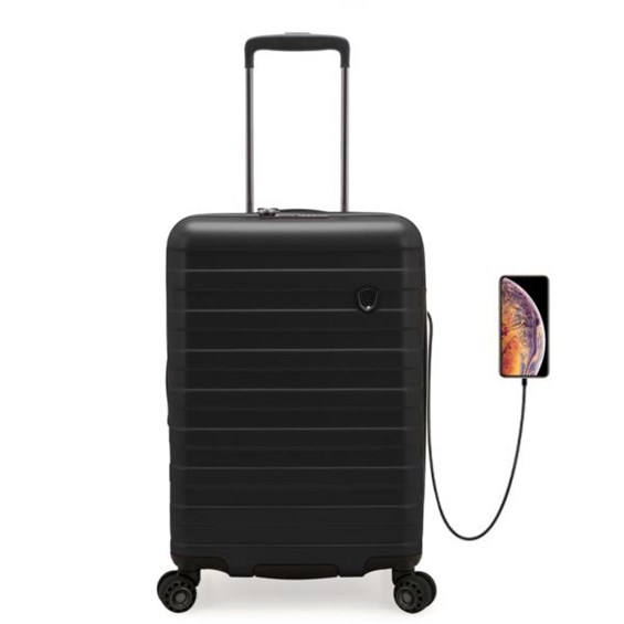 Millennial Smart Carry on Luggage, Black ChooseYourGift