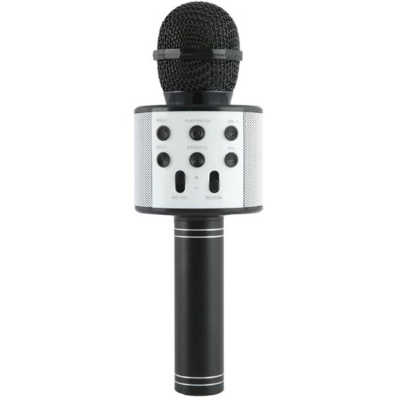 iJOY Open Mic Karaoke Microphone with Echo and Volume Control Black