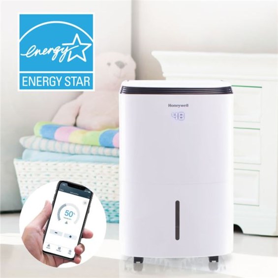 Smart WiFi Energy Star Dehumidifier for Basement & Small Room Up to