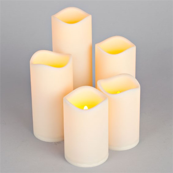 Indoor/Outdoor 5 Piece Candle Set ChooseYourGift