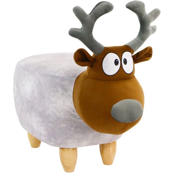 14In. Seat Height Moose Animal Shape Ottoman Furniture for Nursery