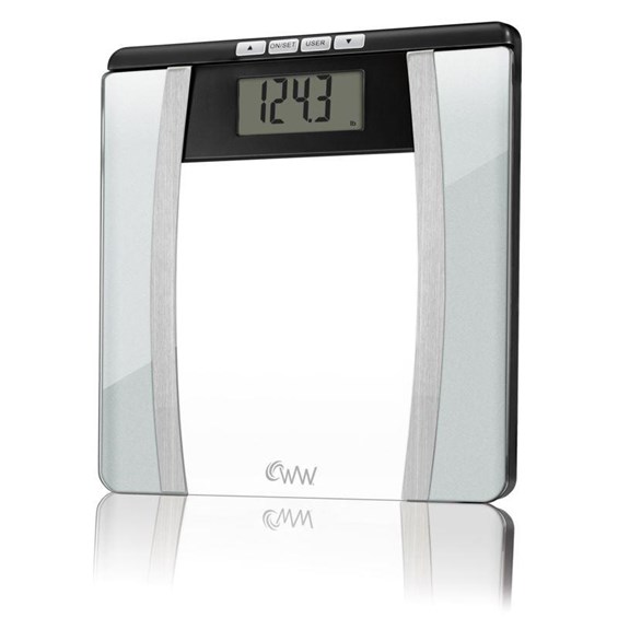 Weight Watchers Body Analysis Scale (Chrome and Black) ChooseYourGift