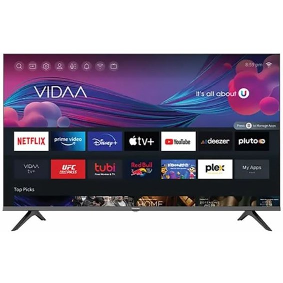 65" U6 Series Vidaa Platform Smart 4K TV ChooseYourGift