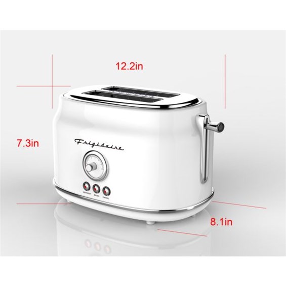 2 Slice Retro Toaster White ChooseYourGift