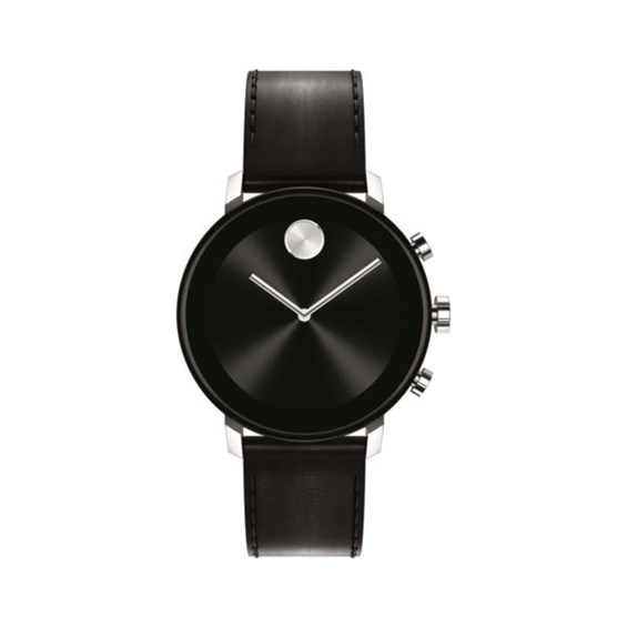 movado connect black