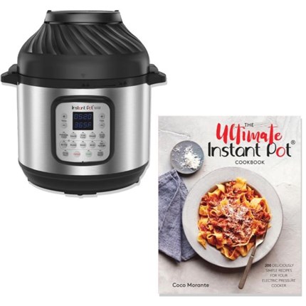 Instant Pot 8 qt 11-in-1 Air Fryer Duo Crisp + Electric Pressure Cooker