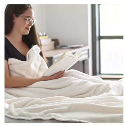 The Heavy Weight 15 Pound Weighted Blanket - (Ivory) | Choose-Your-Gift