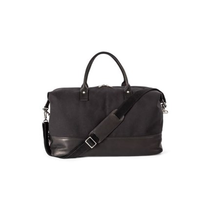 Bugatti Canvas and Colombian Leather Duffle-Black | Choose-Your-Gift