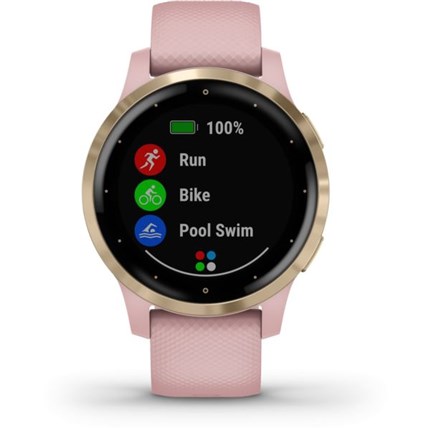 vivoactive 4s dust rose light gold