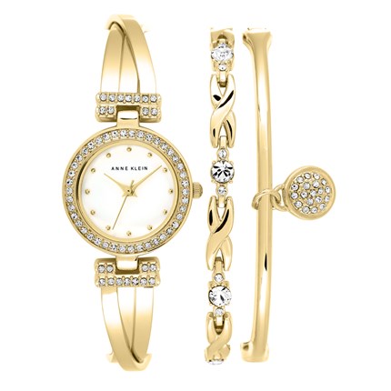 Women's Gold Bracelet Watch Set | Choose-Your-Gift