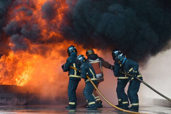 recognizing firefighters on duty